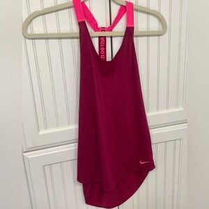 Nike Dri-FIT Fuchsia Tank Top